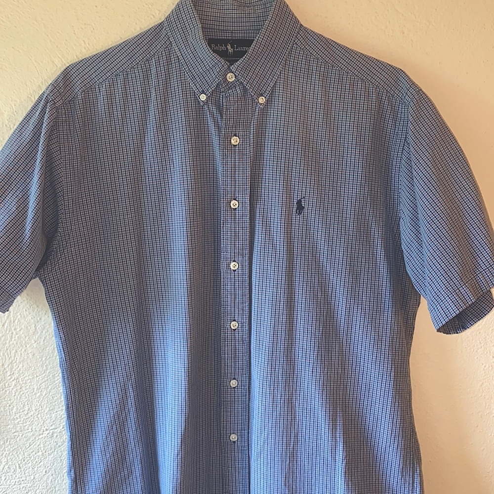 Men’s short sleeve Polo button down